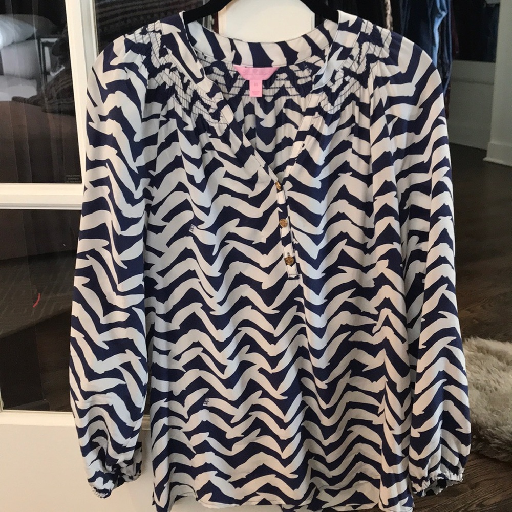 Long sleeve blouse